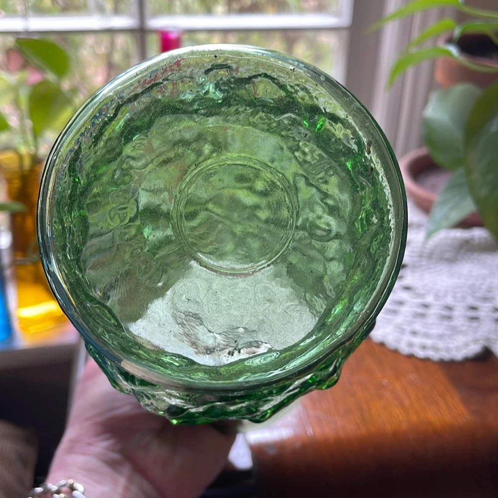EO Brody Crinkled Glass Vase VINTAGE
